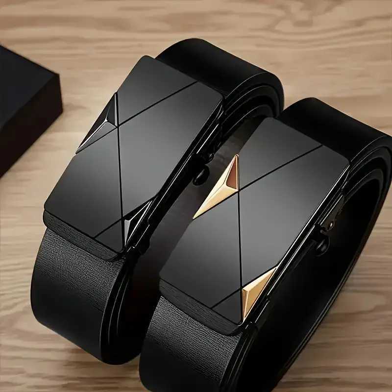 Belts Famous Brand Belt Men Mens Belts Quality Genuine Luxury Leather Belt For Men Belt Male Strap Male Metal Automatic Buckle W250625