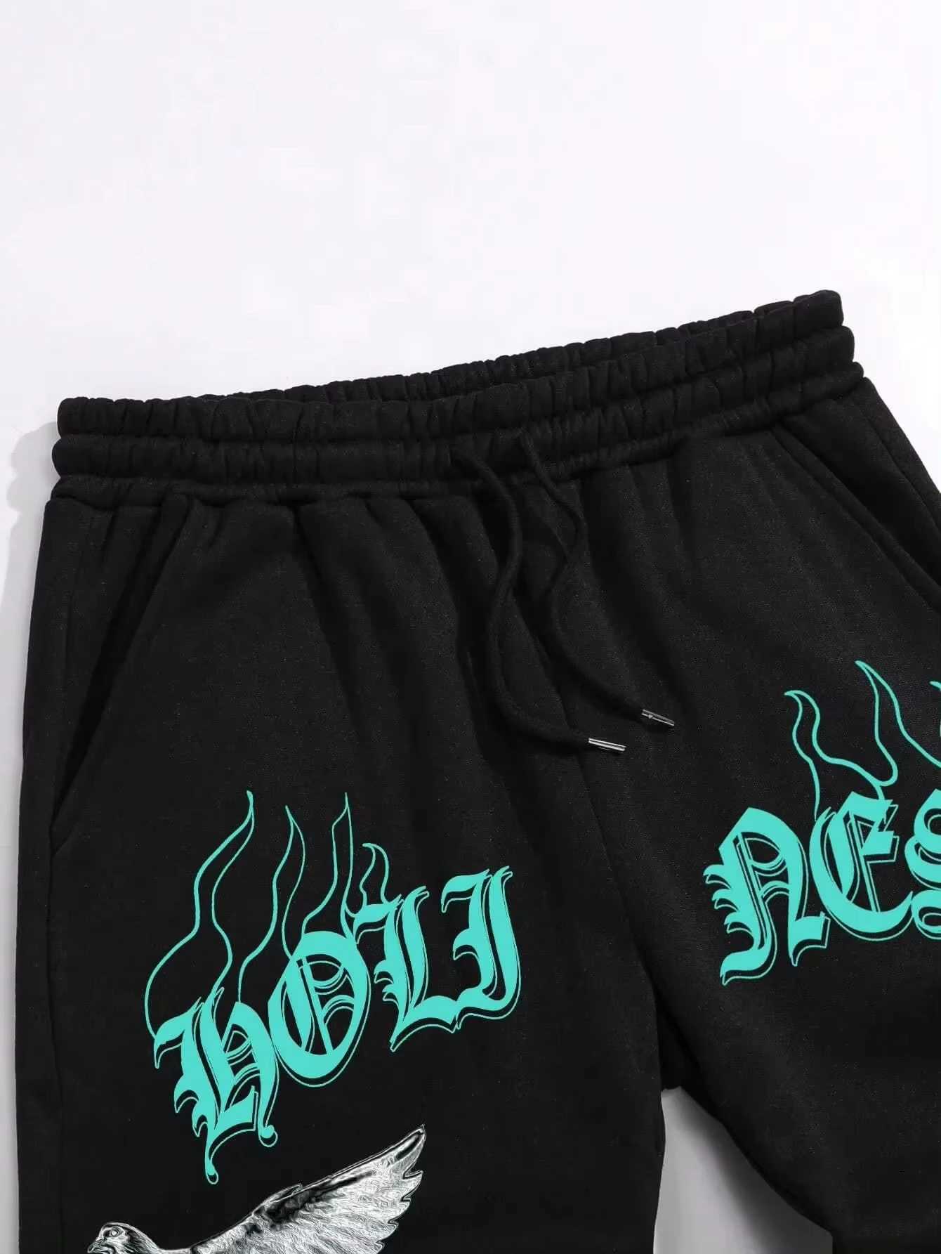 Funny Pattern Printing Casual Fashionable Womens Shorts Versatile Loose Trousers with Drawstring Pockets Sweatpants for Women X250625