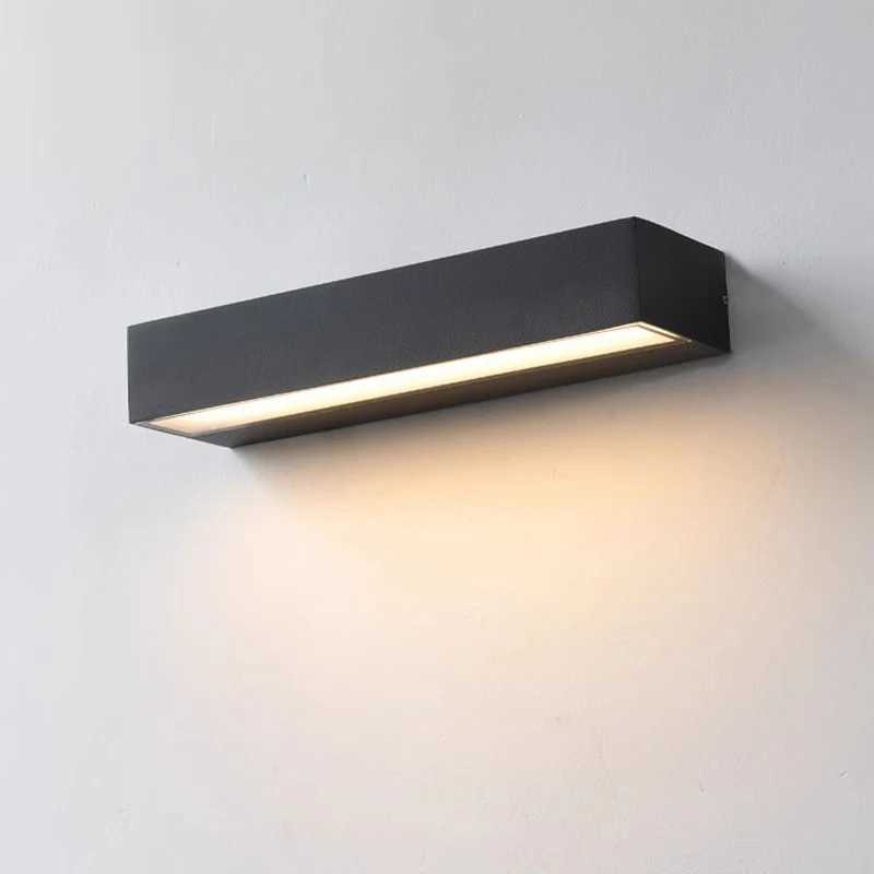 IP65 LED Waterproof Wall Lamps 30W 18W 12W Indoor Outdoor Wall Light Courtyard Porch Living Room Corridor Bedroom Wall SconceXJ250624