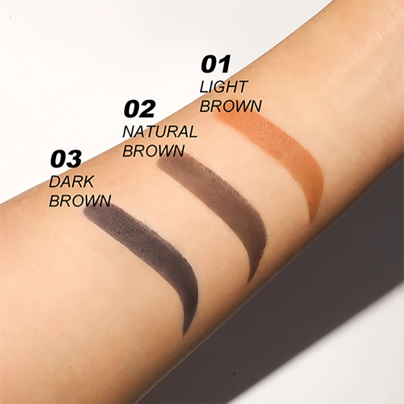 3-in-1 Brow Shaping Kit Hairline Shading Powder Hairline Grooming Powder Eyebrow Powder 10 Eyebrow Cards 10 shapes 2 Eyebro 250625