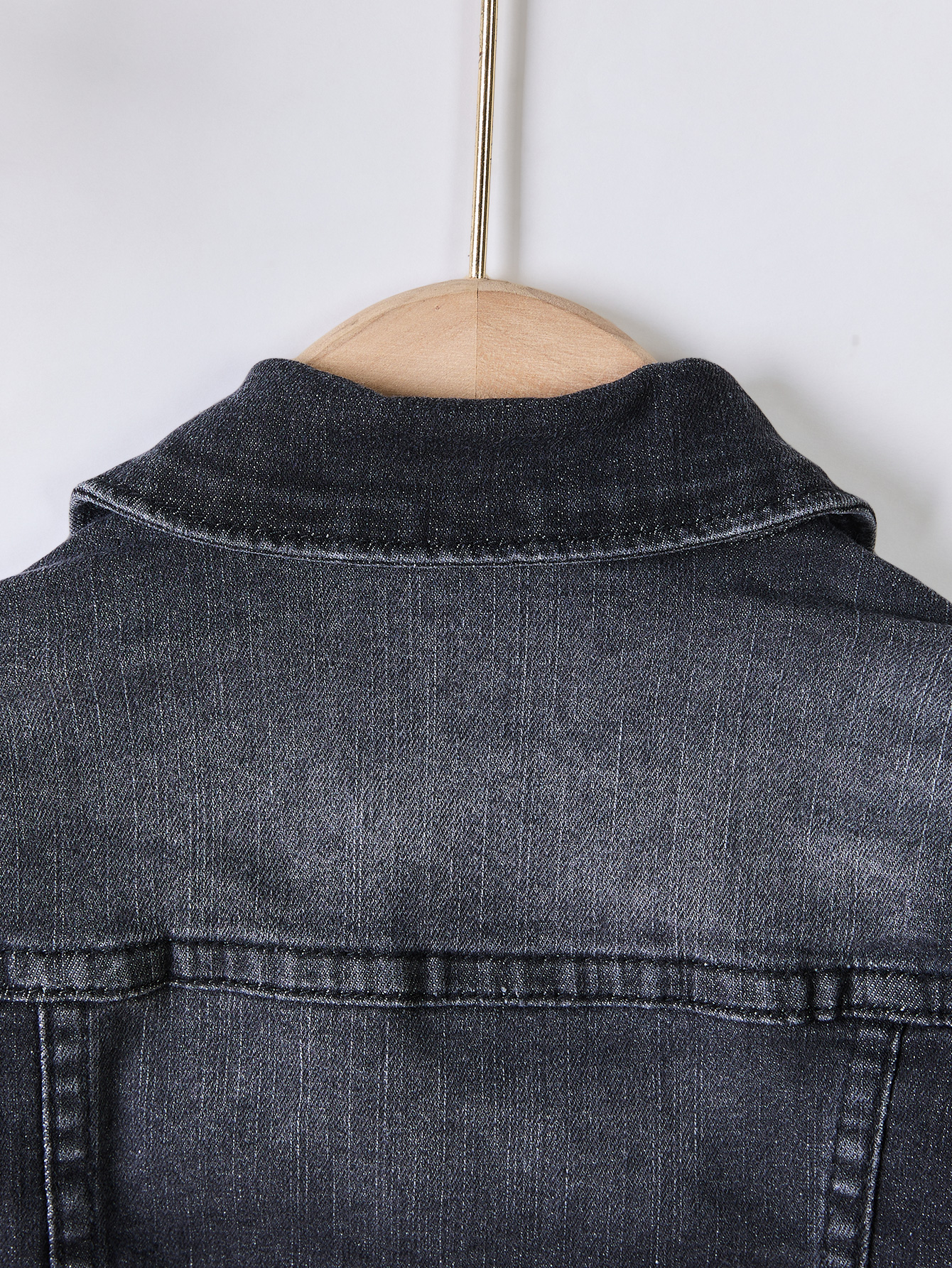 Trendy Kids Attire: Coordinated Shirts-and-Pants Combination Featuring Durable Black Cotton Material