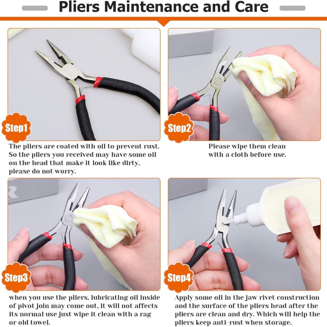 Jewelry Findings Set Jewelry Making Kit Jewelry Findings Starter Beading Making and Repair Tools Kit Earring Accessory Pliers and Forceps Tool