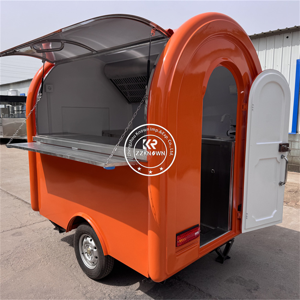 USA Standard Concession Mobile Food Truck Trailer Hot Dog Pizza Cart Street Restaurant Customized Street Food Truck Fully Equipped