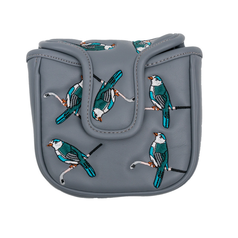 Golf Club Head Covers Half Round Putter Covers Square Club Head Covers Magnetic Closure PU Waterproof Club Head Protectors 250314