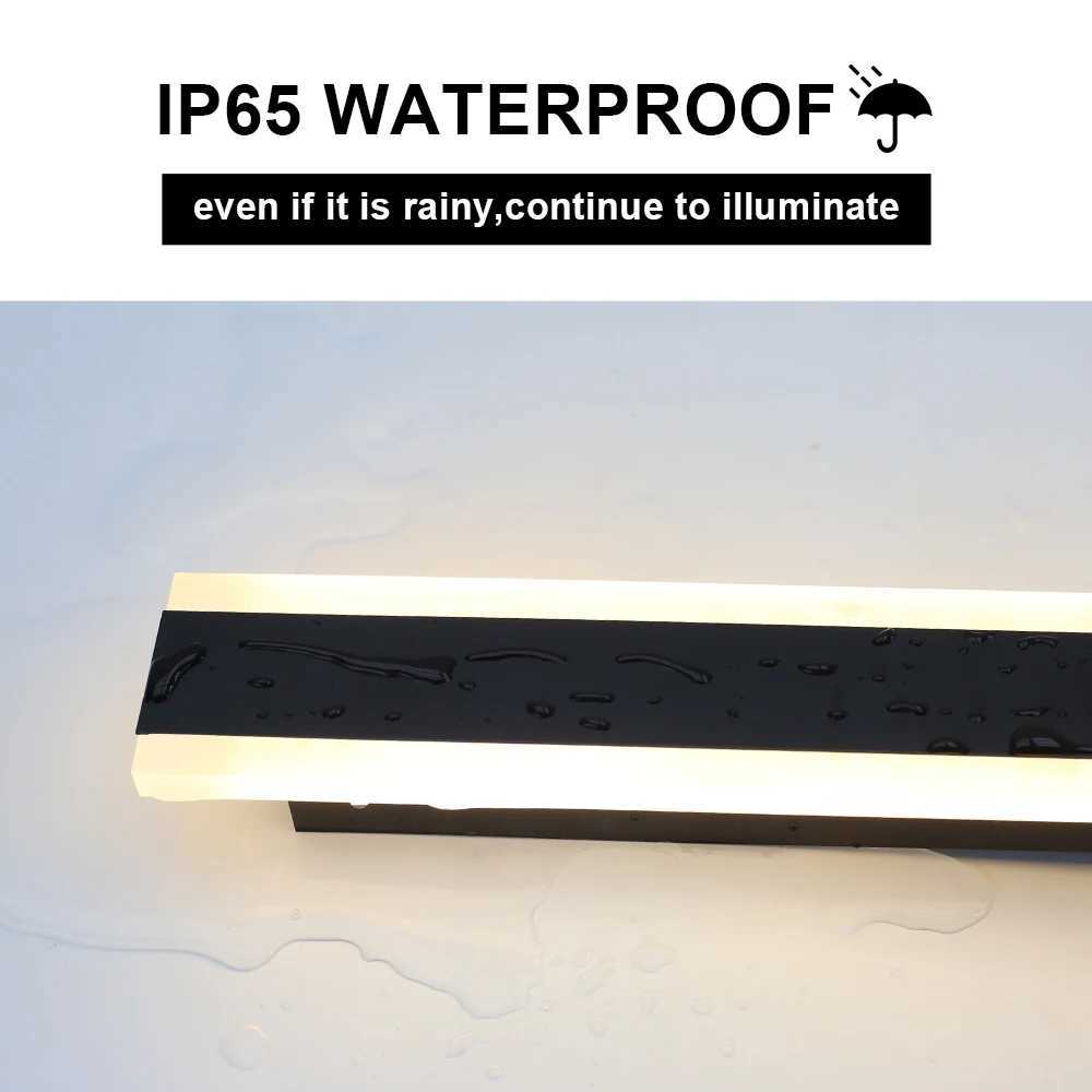 Outdoor Indoor LED Wall Lamp Door Long LED Wall Light Waterproof Porch Wall Lighting IP 65 Garden Lights 220V/110V Home LampsXJ250624