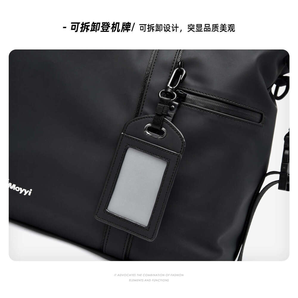 MOYYI Large Capacity Handheld Business Duffel Travel Backpack Carry-On Men's Bag