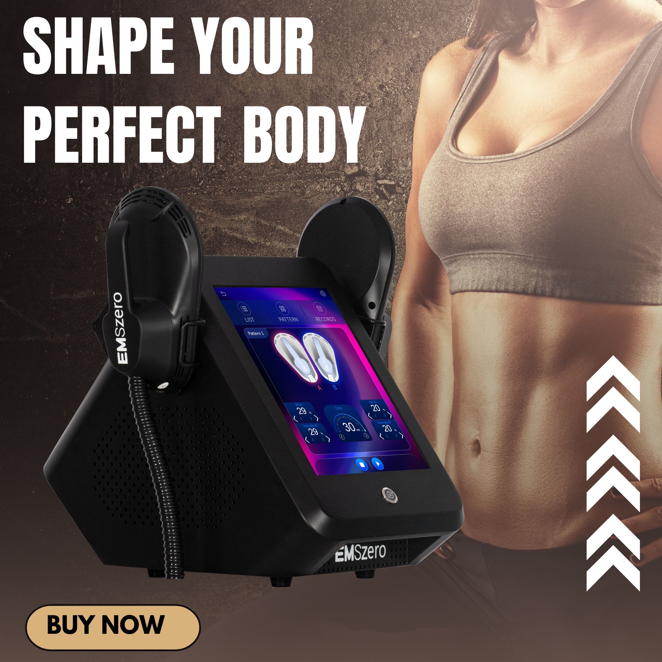 HI-EMT EMSZERO Slimming Machine for Muscle Building and Fat Reduction, Non-invasive Body Sculpting Beauty Device