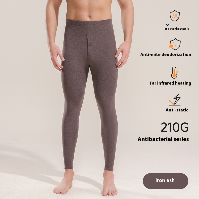 Men's slimming warm autumn trousers made of pure cotton, high elasticity and comfortable bottoming trousers
