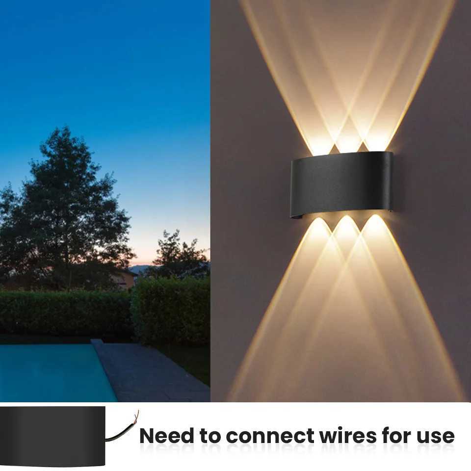 6W LED Wall Light High Brightness Waterproof IP66 AC85-265V Indoor And Outdoor Corridor Garden Decorative Wall Light XJ250624