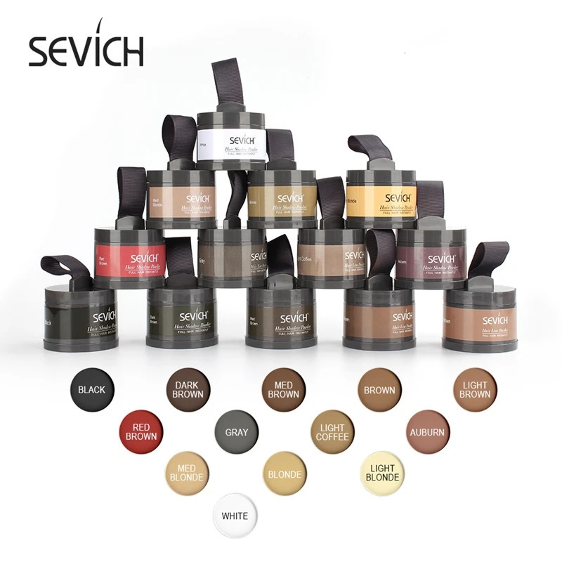 Sevich Hairline Powder 4g Hairline Shadow Powder Makeup Hair Concealer Natural Cover Unisex Hair Loss Product 250625