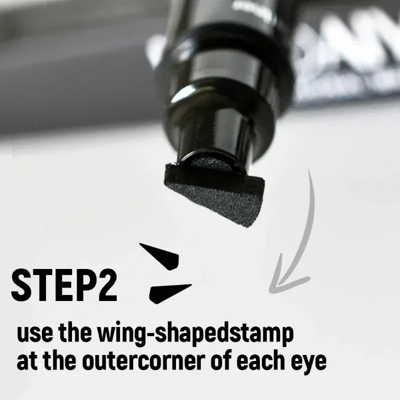 Colorful Eyeliner Stamp Triangle Dual-ended Liquid Eyeliner Waterproof Sweat-proof Quick Dry Eyeliner Makeup Seal Tool Cosmetics 250625