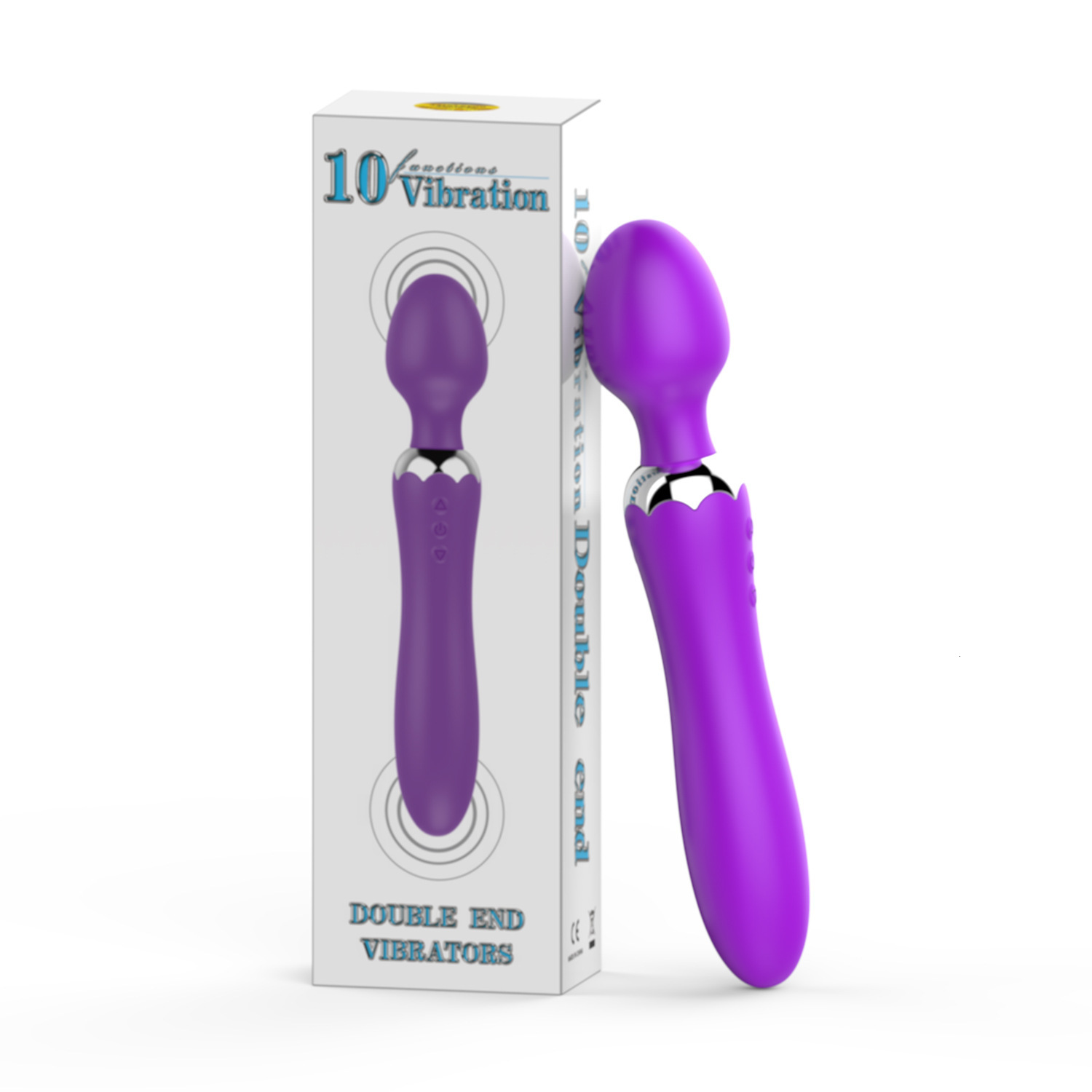 Haoqi Fun Variable Frequency Adult Products Female Dual-Head AV Vibrator