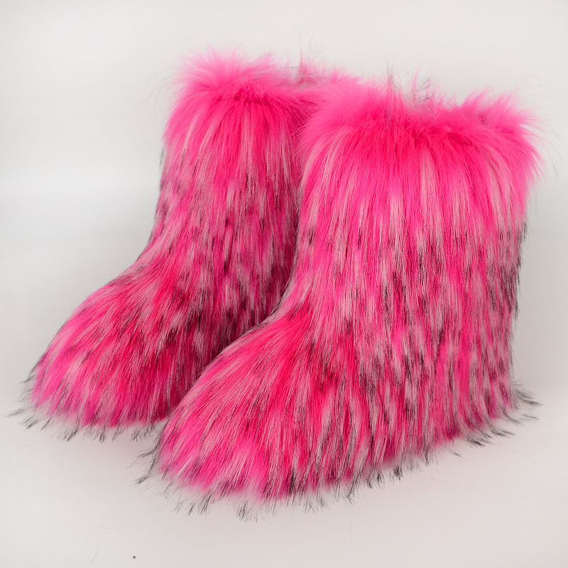 hot free shipping designer Boots for woman Winter warm thick anti slip midsole casual fashionable snow boots