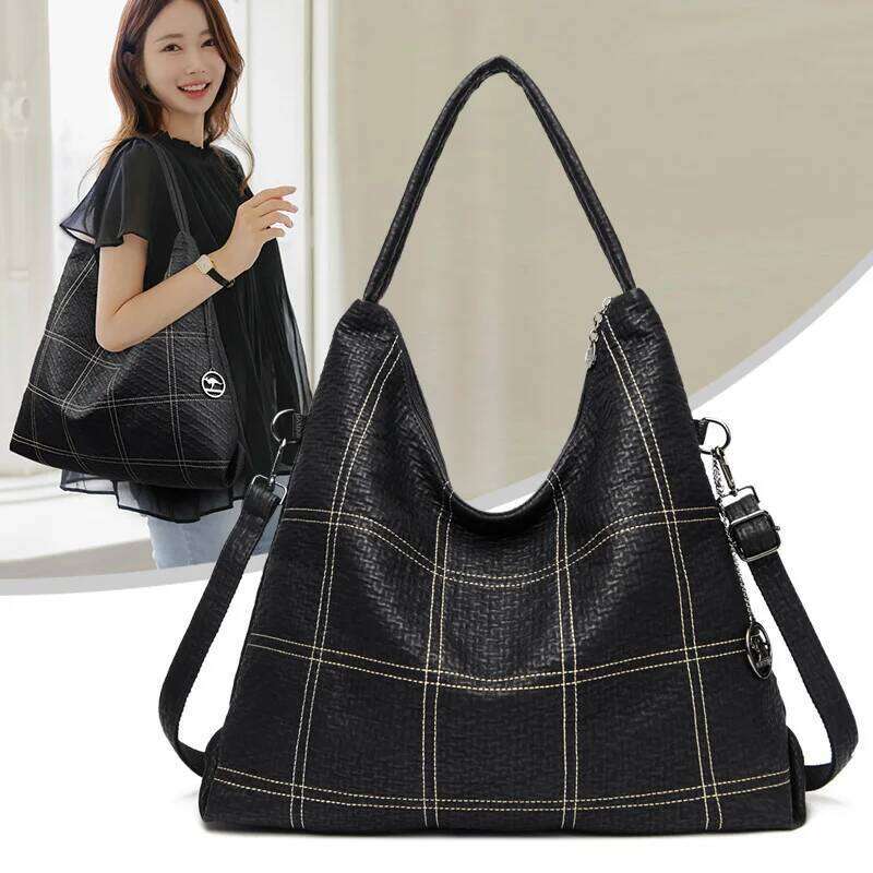 2025 Large Capacity Tote Bag Brand Designer Handbag Sac A Main High Quality Soft Leather Women Shoulder Crossbody Bags