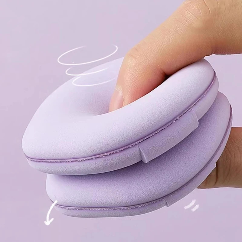 Water Drop Type Air Cushion Powder Puff Wet And Dry Double Face Powder Puff For Liquid Foundation Concealer Powder Purple 250625
