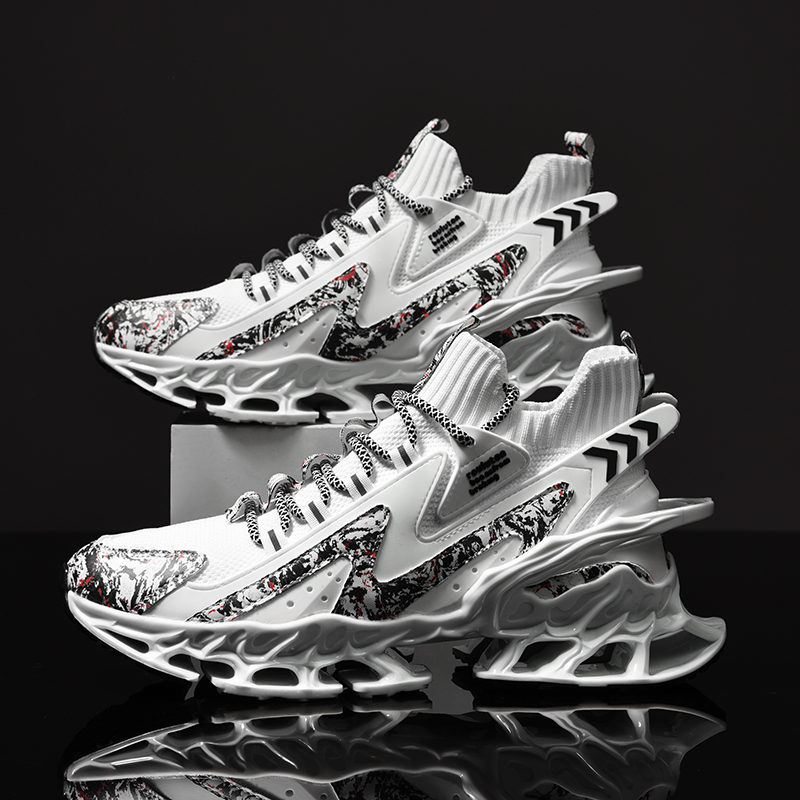 2304-New Versatile Autumn Sneakers, Multi-functional Shock-absorbing Running Shoes, Breathable and Non-slip in Summer, Plus Size Blade Outsole High-To