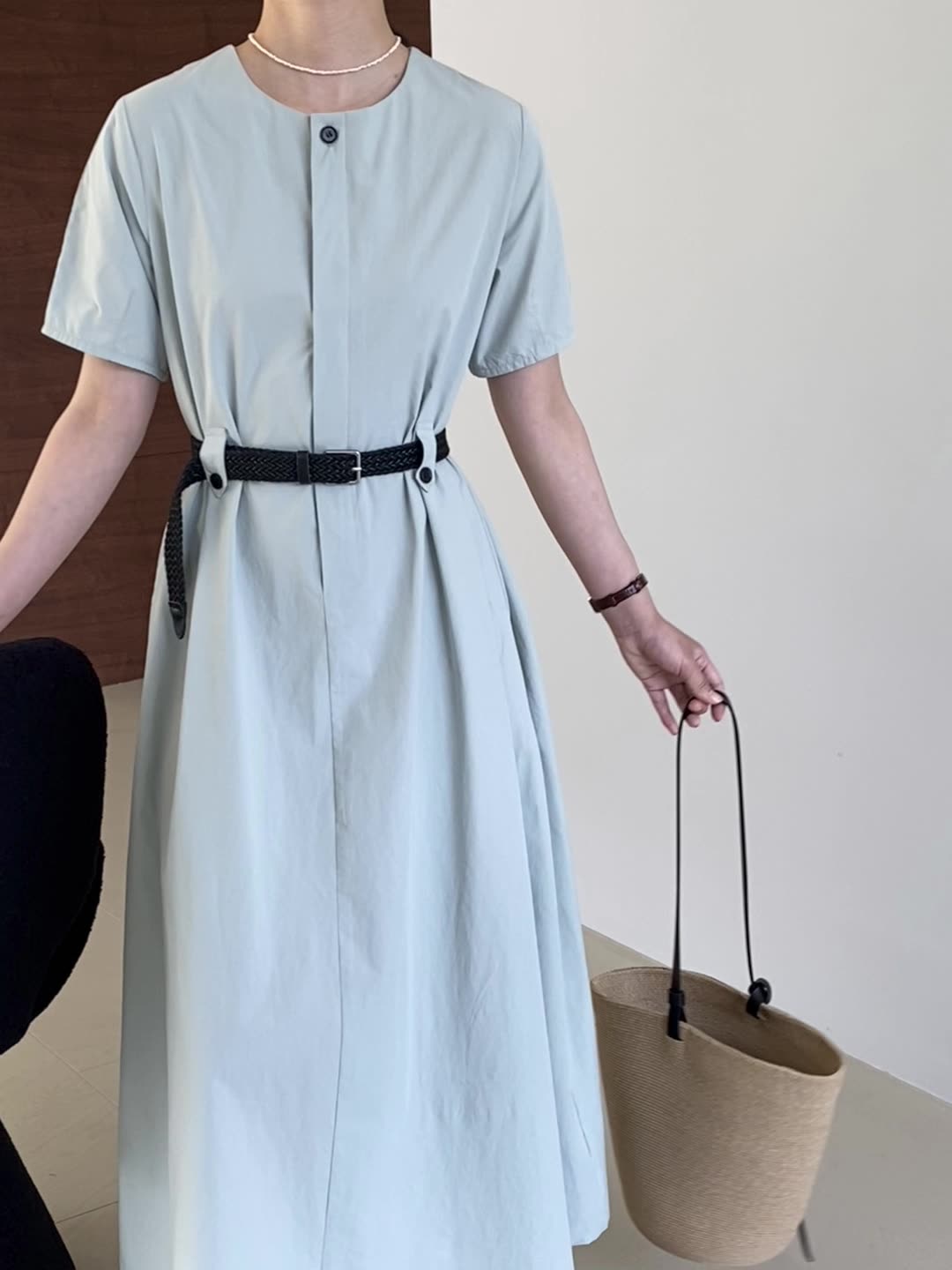 XL105 Thin casual cotton dress design