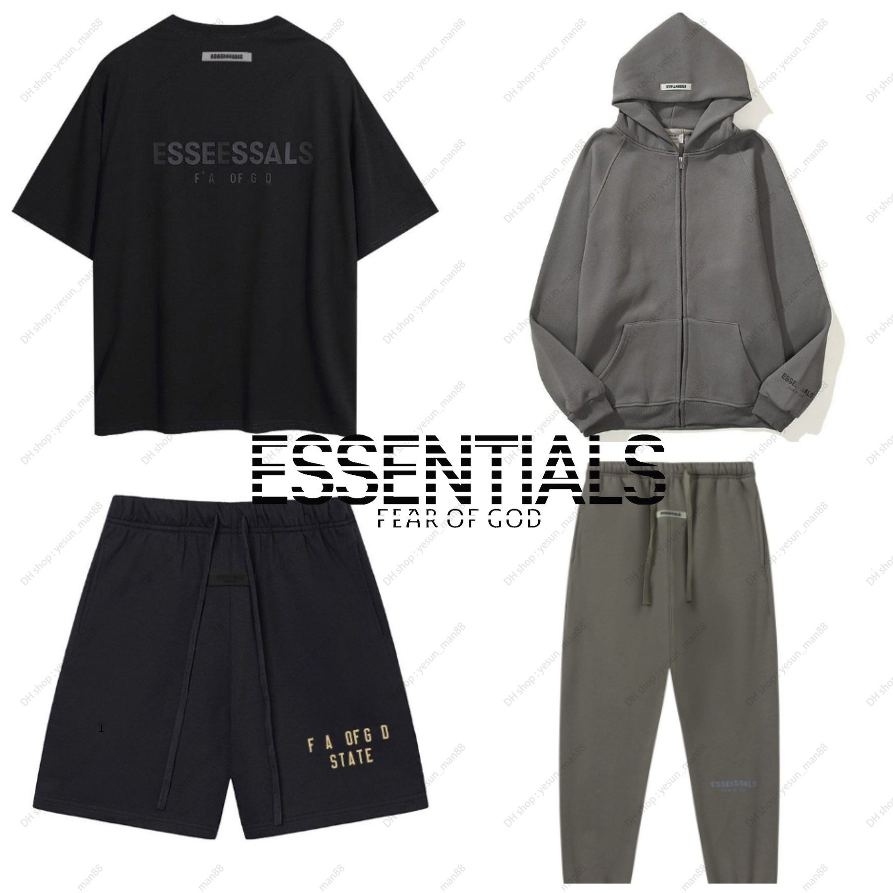 Men Tracksuit Designer Sets Tracksuit Essantialss Essentialsass Essentials Essential Essencial Men Jackets Sportswear Shirts Sweat Gym Suits Shorts