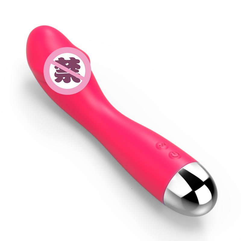 Haoqi Fun Silicone Rechargeable Vibrator for Women Multi-frequency Vibrating Massager Female Masturbation Device Sex Toy