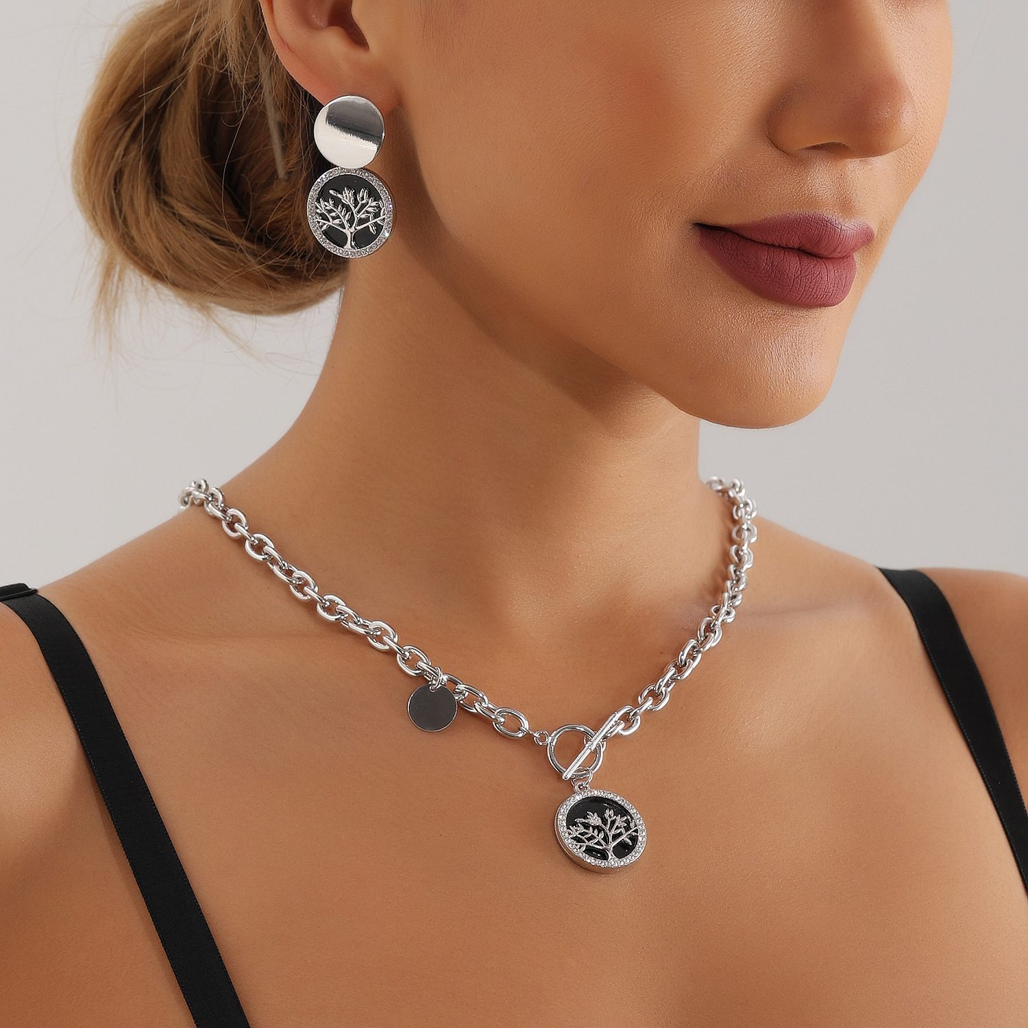 Jewelry Fashion Tree of Life Women Niche Light Luxury High-end Gold-plated Finger Ring for Trendy Girls Jewelry for Women