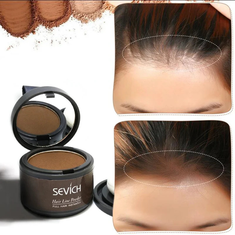 Sevich Hairline Repair Filling Powder With Puff Sevich Fluffy Thin Powder Pang Line Shadow Powder Forehead Hair Makeup Concealer 250625