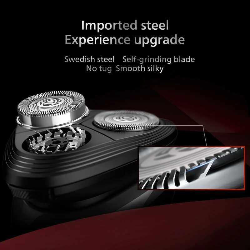 PHILIPS S1113 Electric Shaver USB Charge Stainless Steel PowerCut Blade Razor Triple Floating Head Men Fast Shave Beard Trimmer W250625