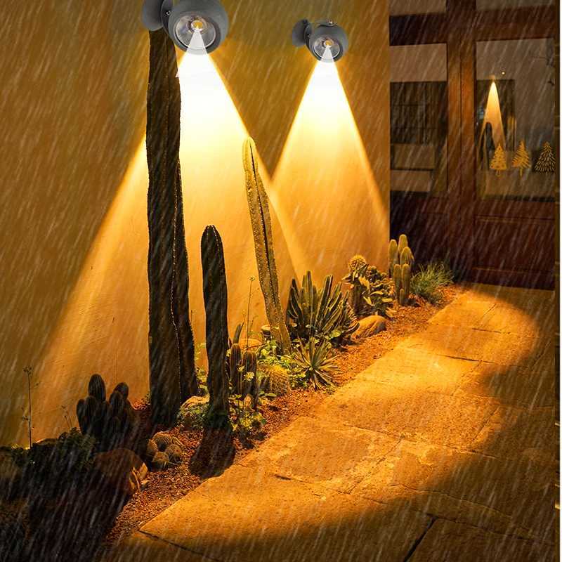 9W 12W LED Wall Spotlight Outdoor Indoor Home Buliding Garden Landscape Tree Commercial Lighting 110V 220V Warm white Cold whiteXJ250624