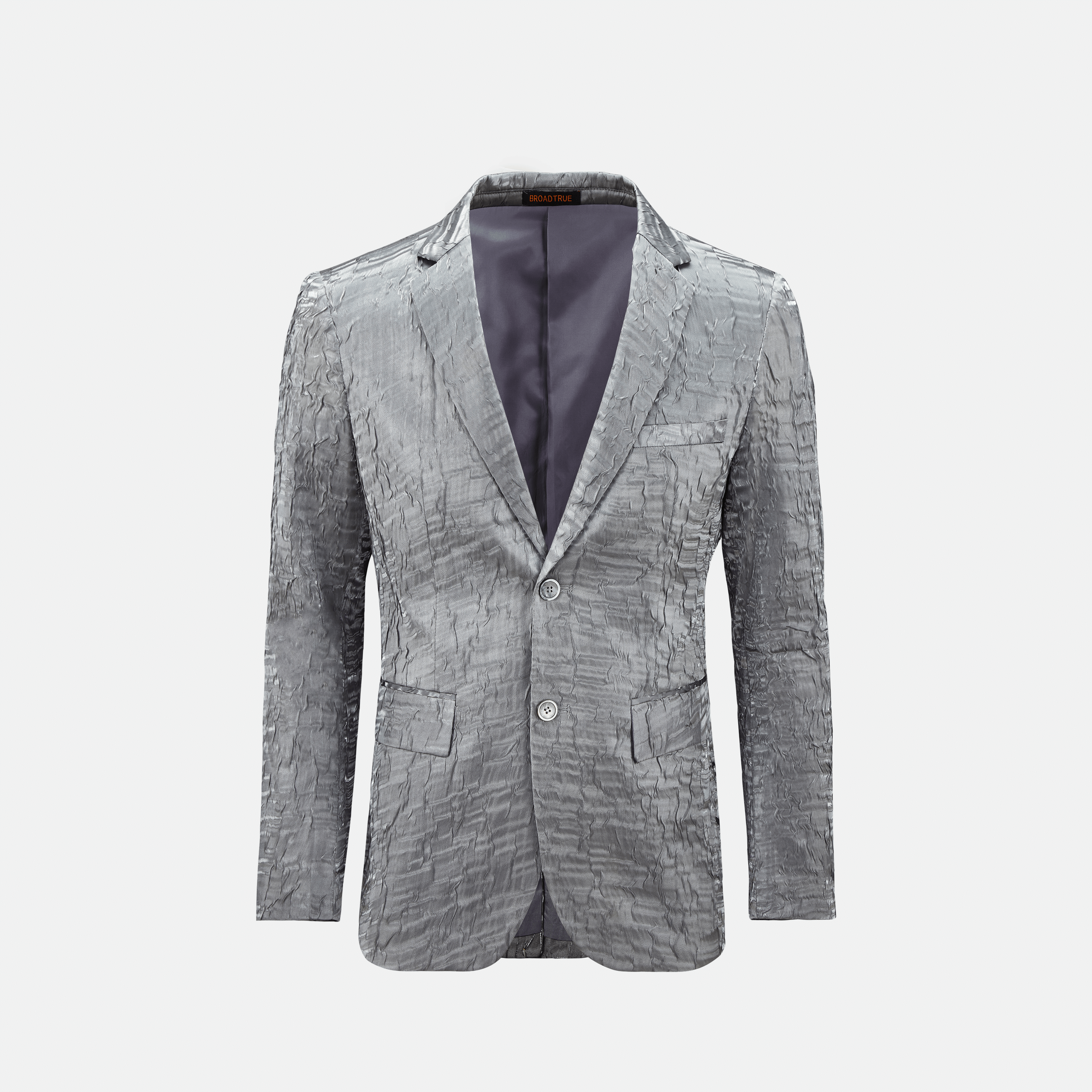 Elegant Male Silhouette with Unique Silver Texture for Professional Wear