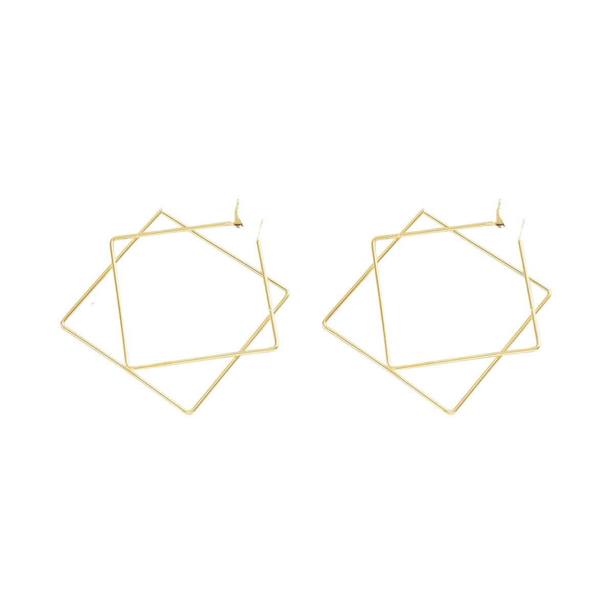 Small Fragrance Style Women S Personality Exaggerated High End Sense Design Drop Earrings Electroplated Alloy Studs