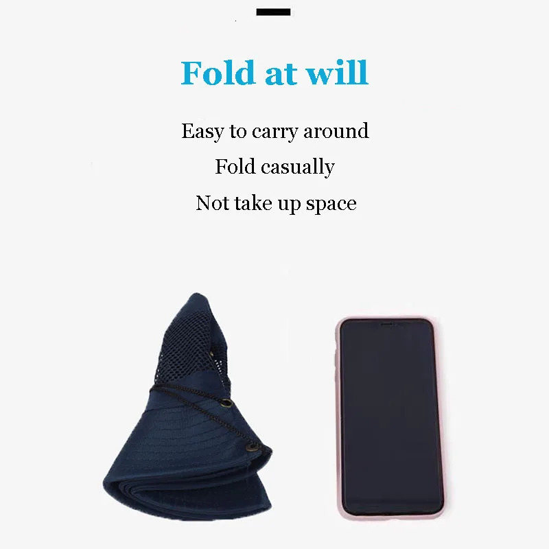 Men Women Outdoor Beach Seaside Sun Shade Breathable Bucket Hat Male Summer Fishing Trekking Collapsible Mesh Fisherman Cap L9 250625