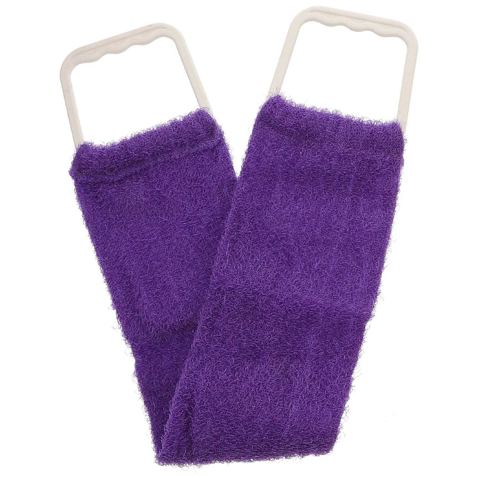Back Scrubber Towel Exfoliating Shower Cloth Double- sided for Bath Shower Scrub Strap Spa Towel Massage Scrubber (Random Color) R250625