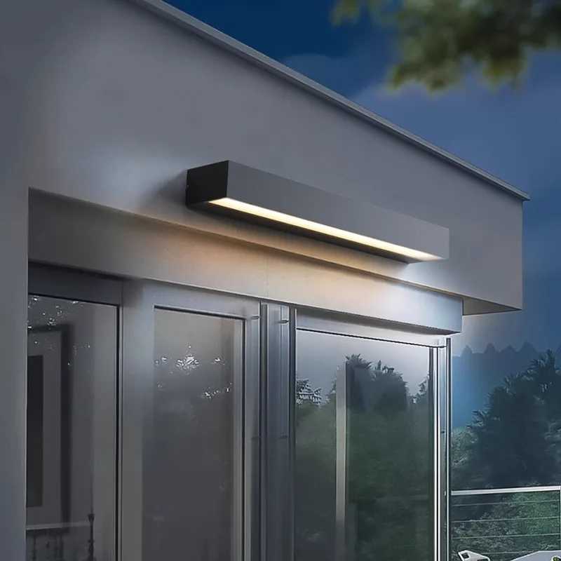 IP65 LED Waterproof Wall Lamps 30W 18W 12W Indoor Outdoor Wall Light Courtyard Porch Living Room Corridor Bedroom Wall SconceXJ250624