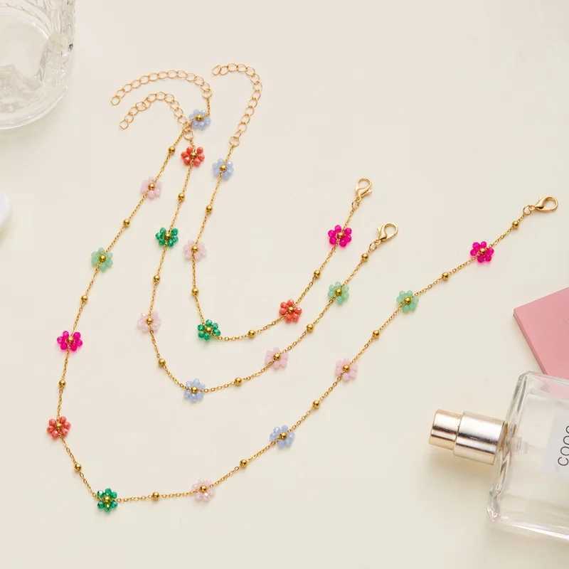 Trendy Red ry Pendant Bracelet Set for Women Exquisite Zircon Bracelet Anklet Necklace Wedding Jewelry Girl Party Gift X250625