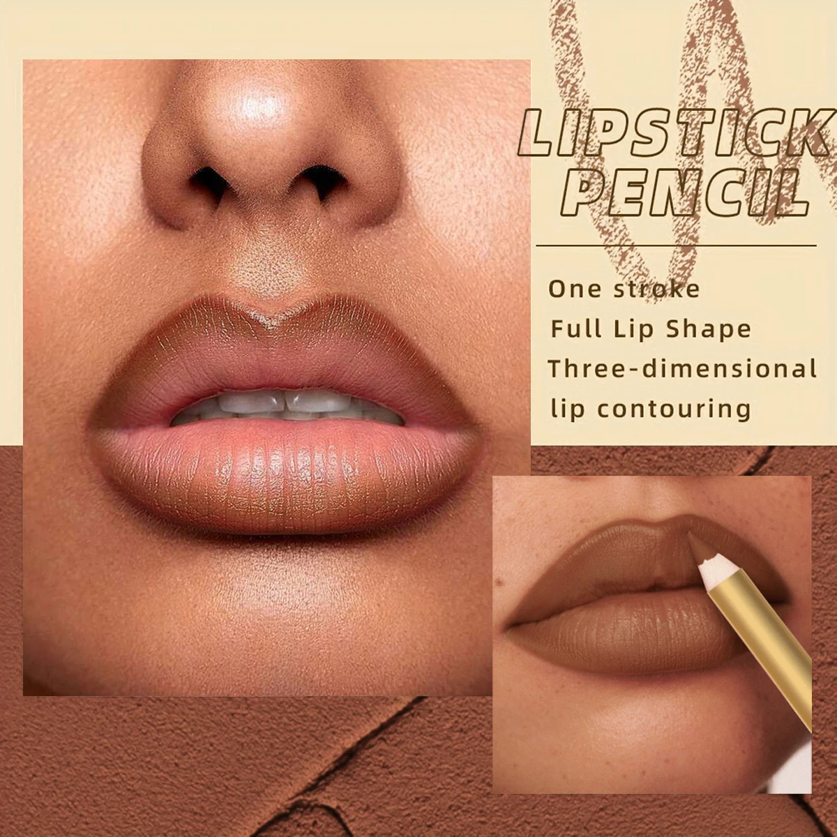 12 Color Long Lipstick Lipliner Waterproof and Sweat-proof Natural Easy Makeup Lasting Lipliner Lip Makeup Tool 250625