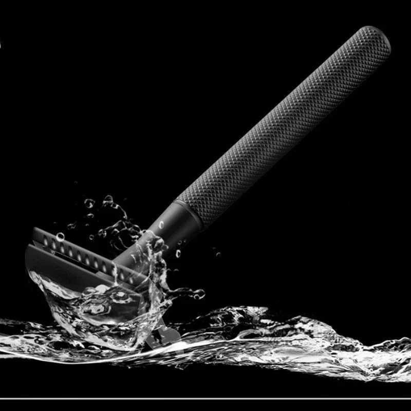 Adjustable Safety Razor Double Edge Stainless Steel Classic Mens Shaving Mild to Aggressive Hair Removal Shaver Razor Shave Man W250625