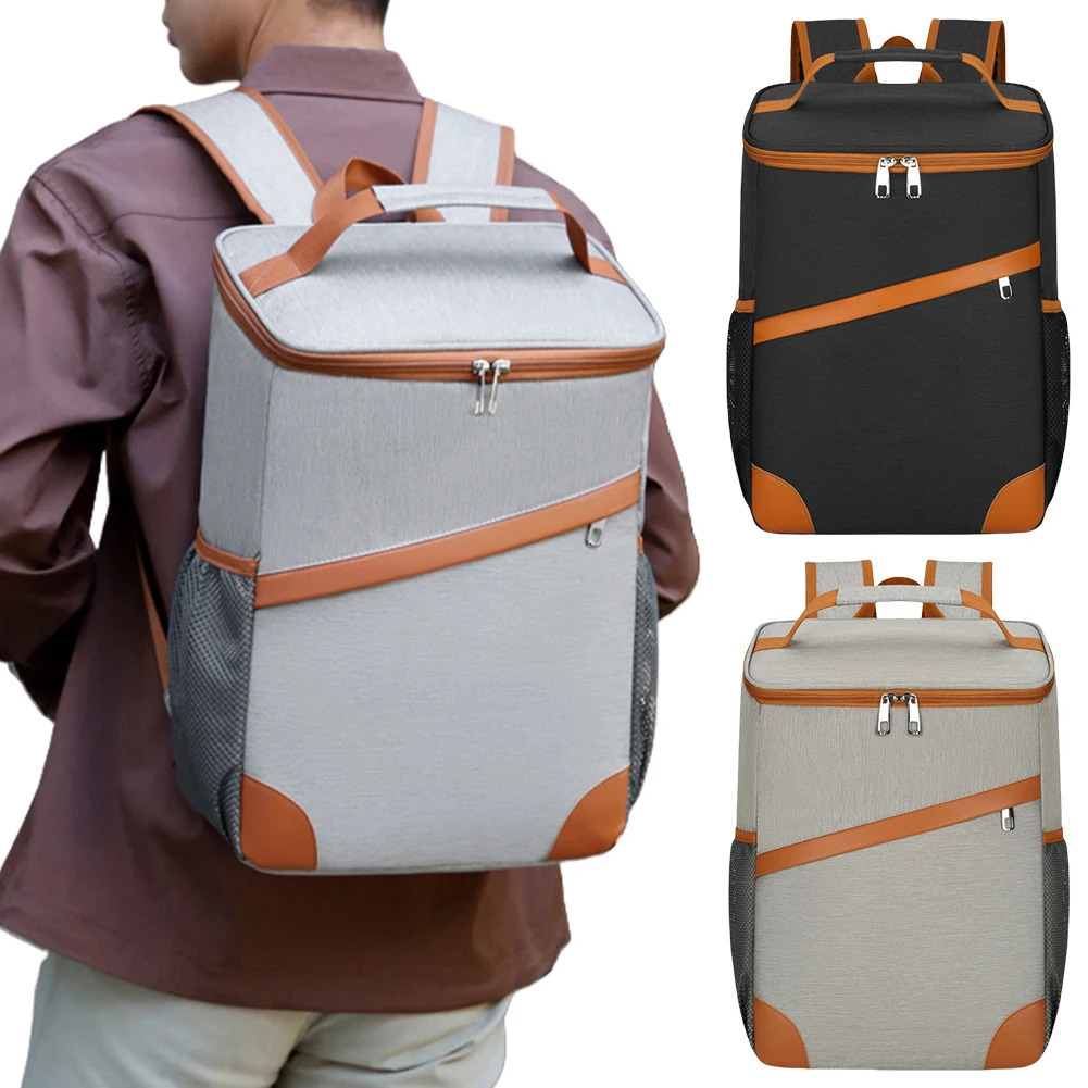 Cooler Backpack Insulated Leak Proof Large Capacity Portable Picnic Camping Beach Hiking BBQ Lunch Beer Backpack for Men Women 250624