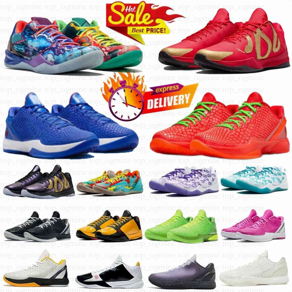Black Mamba 8 6 5 Potro Reverse Grinch Basketball Shoes Mambacita Eybl Think Pink X-Ray Easter Del Sol Black for Men Women Big Kids Trainers Outdoor Sports Sneakers