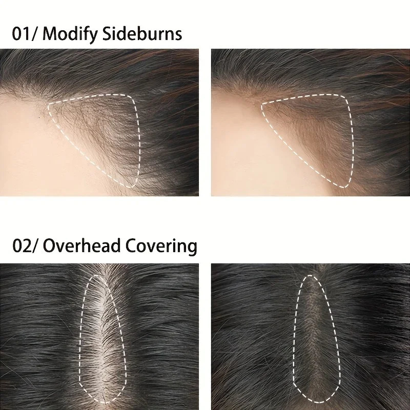 Waterproof Hairline Powder Concealer Stick - For Instantly Concealing Roots and Shadows for a Natural Look Repair Fill In Hair 250625