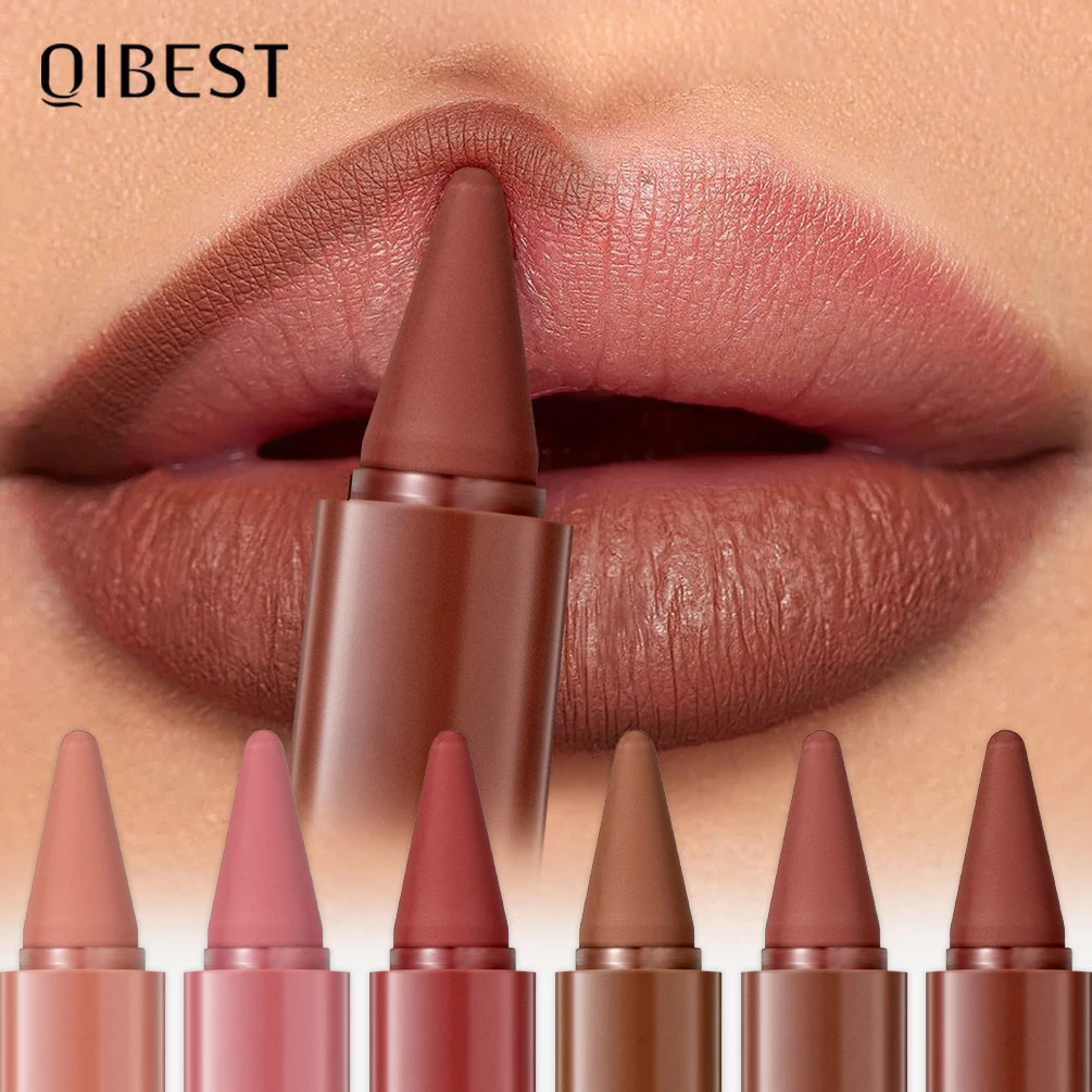Tapered Gradient Lip Liner Matte Nude Brown Velvet Lipstick Waterproof Non Sticky Contouring Tint Lipliner Crayon Lip Makeup 250625