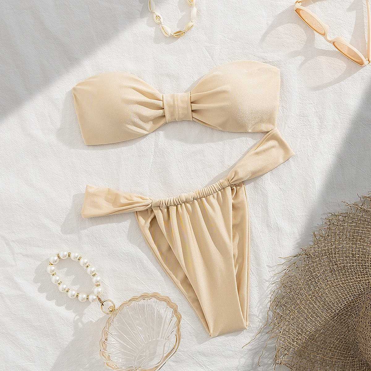 2025 Style Tupe Top Bikini Women Low Waist Swimsuit Sexy Fashion Bow Biquini Lady Swimwear Bath Suit Female Outfit Beachwear NewXJ250624