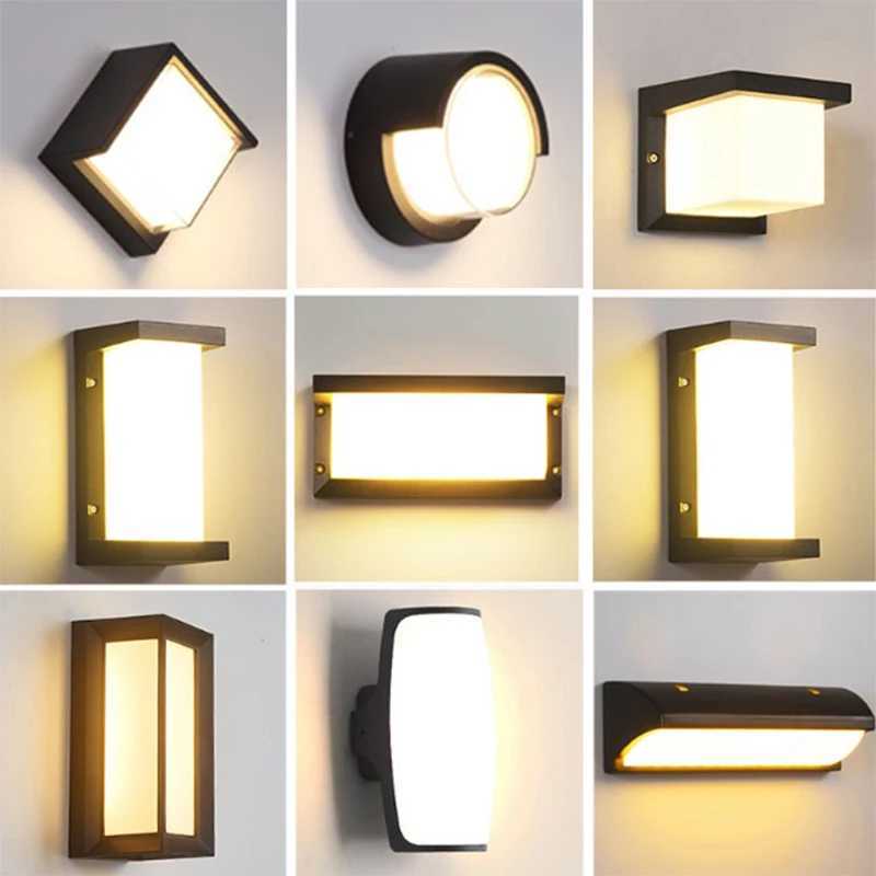 Modern Outdoor Wall Light Waterproof IP65 Motion Sensor LED Lighting 18W 30W Porch Lights Balcony Garden Outdoor Street Lighting XJ250624