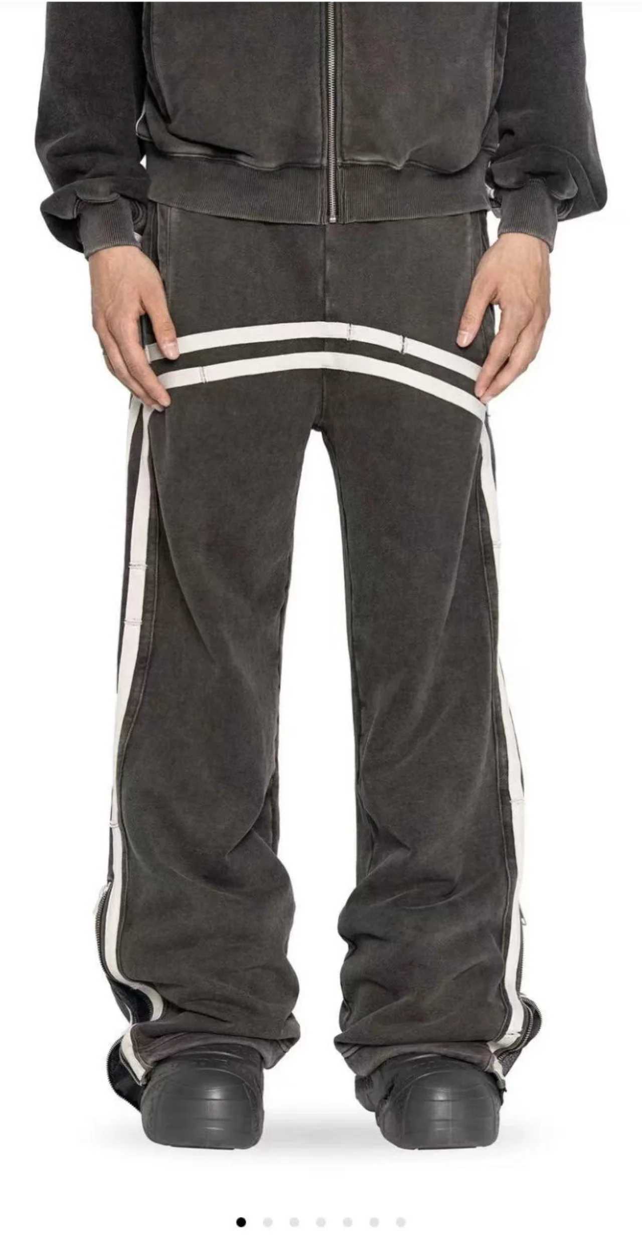 Y2K Baggy Pants Men Clothing Harajuku camouflage double Embroidered waist vintage Streetwear sports High waisted Wide Leg Pants X250625