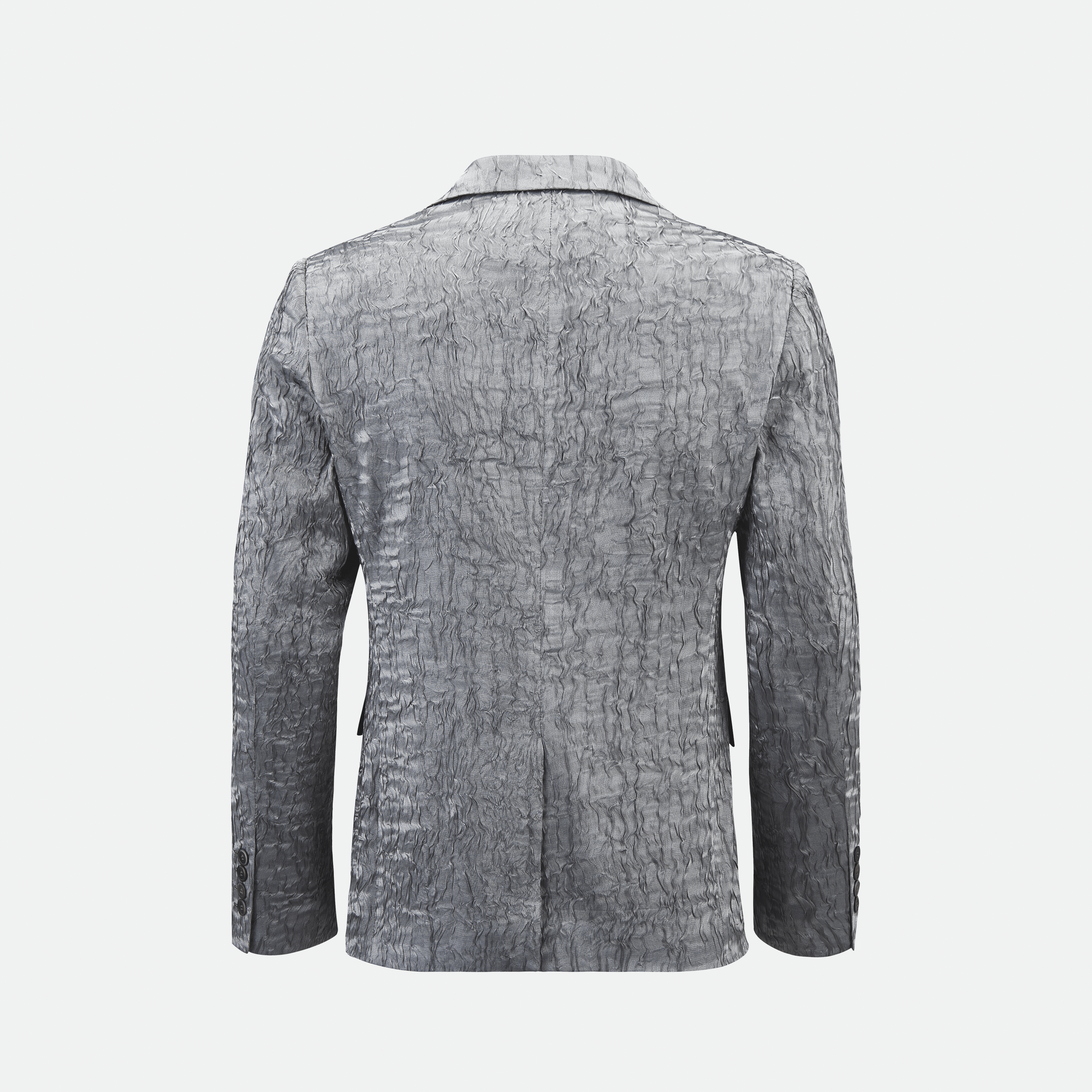 Elegant Male Silhouette with Unique Silver Texture for Professional Wear