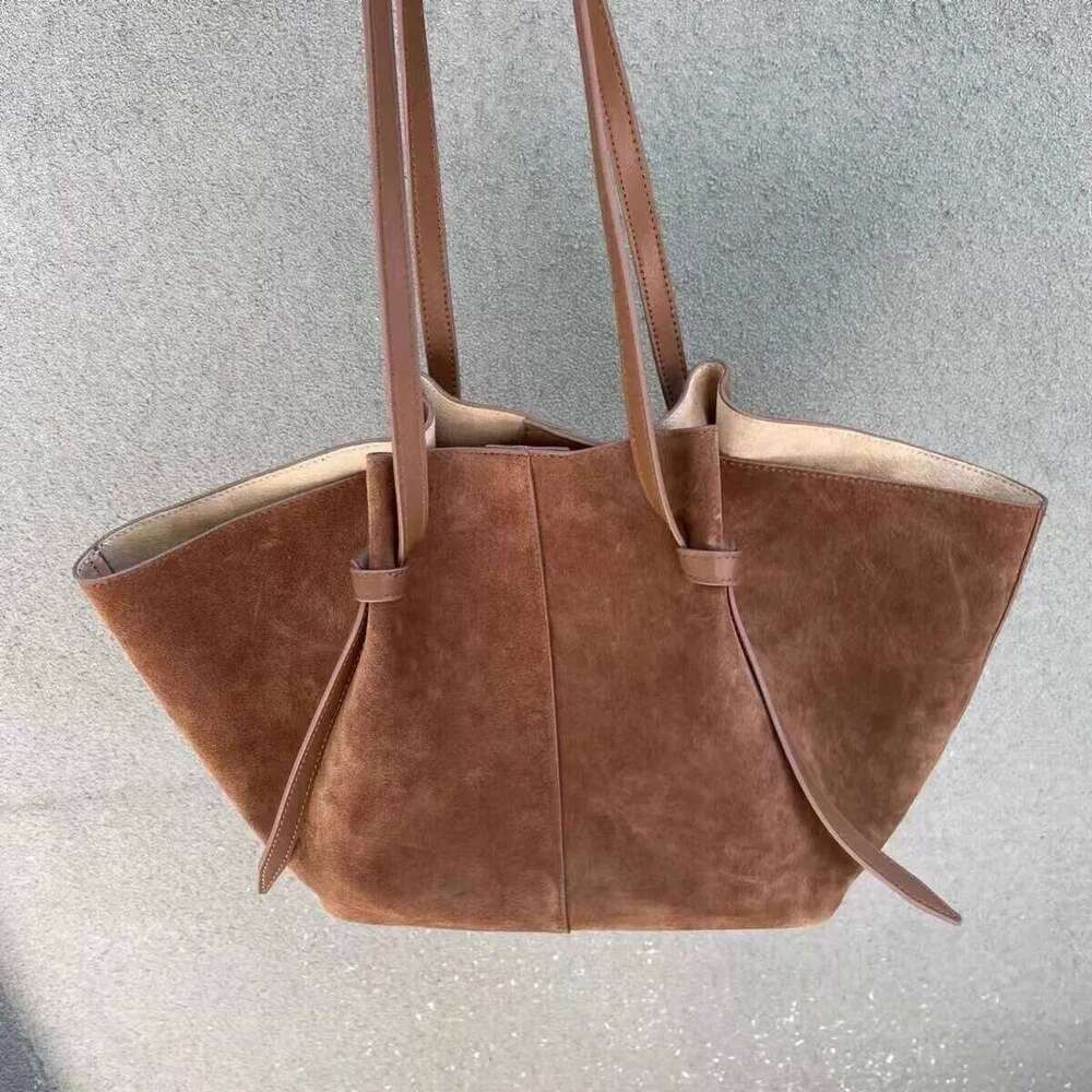 Faux Suede Tote Bags For Women Famous Brands Leather Designer Handbags Purses 2025 New In Vintage Large Capacity Shoulder