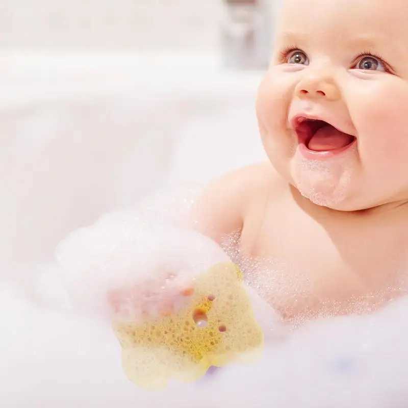 rens Bath Sponge Sponges Body Wash Bathing Cute Frosted Wood Pulp Baby Bath Brush Rubbing Towel for Home R250625