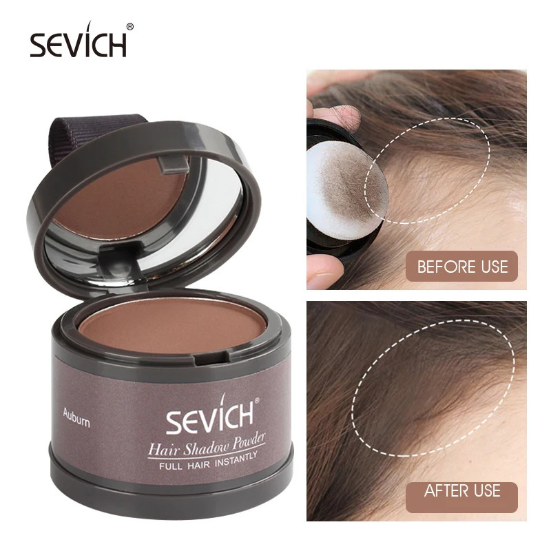 Sevich Hairline Shadow Powder Instantly Black Root Cover Up Natural Hair Filling Hair Fluffy Powder Waterproof Hair Concealer 250625