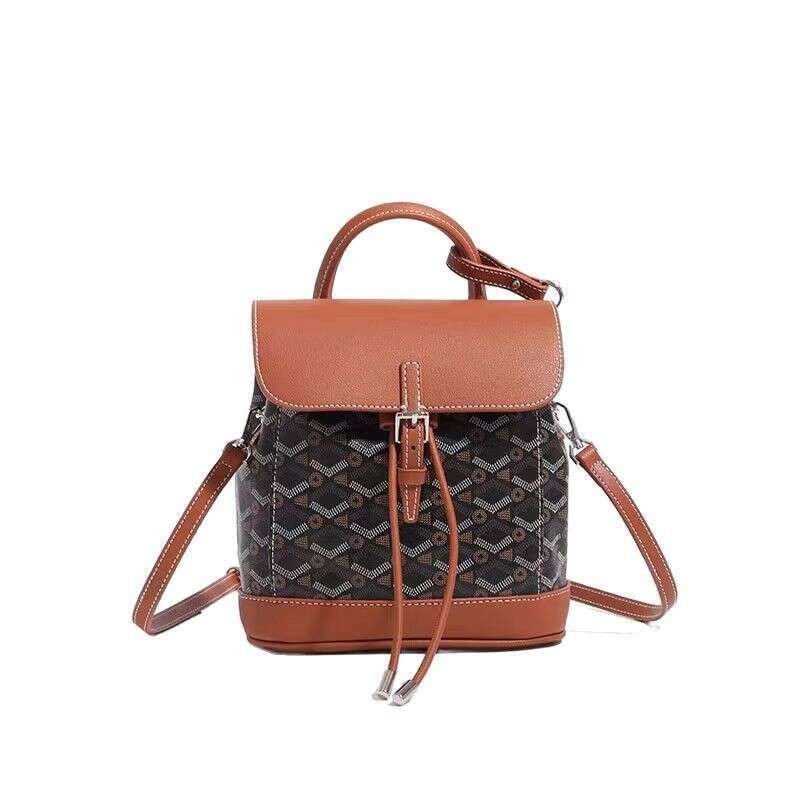 Women's Handbag New Trend Commuter Large Capacity Backpack Color-Block Single Shoulder Crossbody Bag