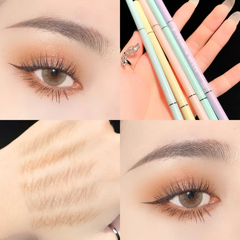 Cute Korean Eyebrow Pencil Makeup Fine High Quality Full Ultrafine Eyebrows Brush Professional Womens Cosmetics Waterproof 250625