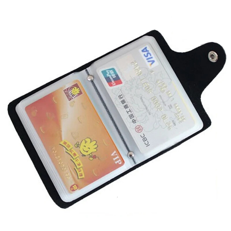 Arrival Genuine Leather Business Card Case Womens ID Bag Female Credit Card Holder 26 Bank Cards Slots For Men 250624