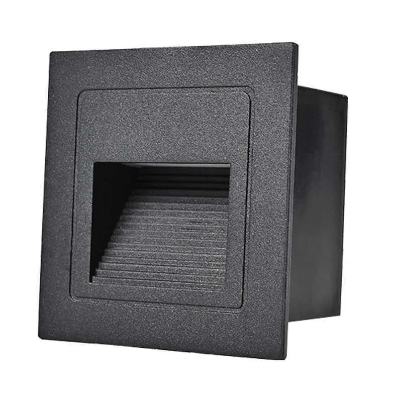 LED Wall Lamp 3W IP65 LED Stair Light Step Light Recessed Buried Lamp Outdoor Waterproof Staircase Step Lights AC85-265V XJ250624